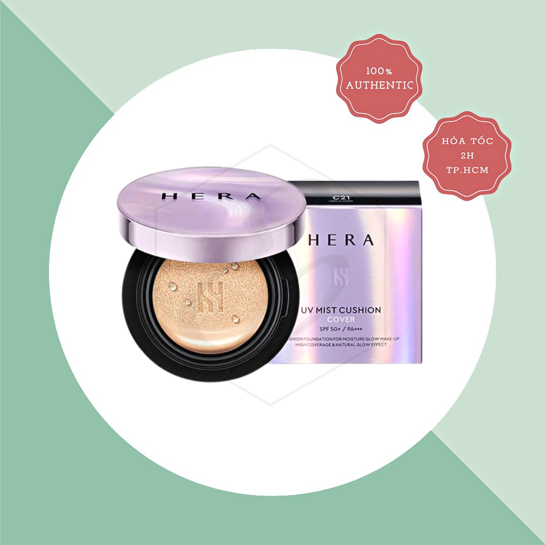 Phấn nước Hera UV Mist Cover Cushion SPF50/PA+++ (Kèm lõi)